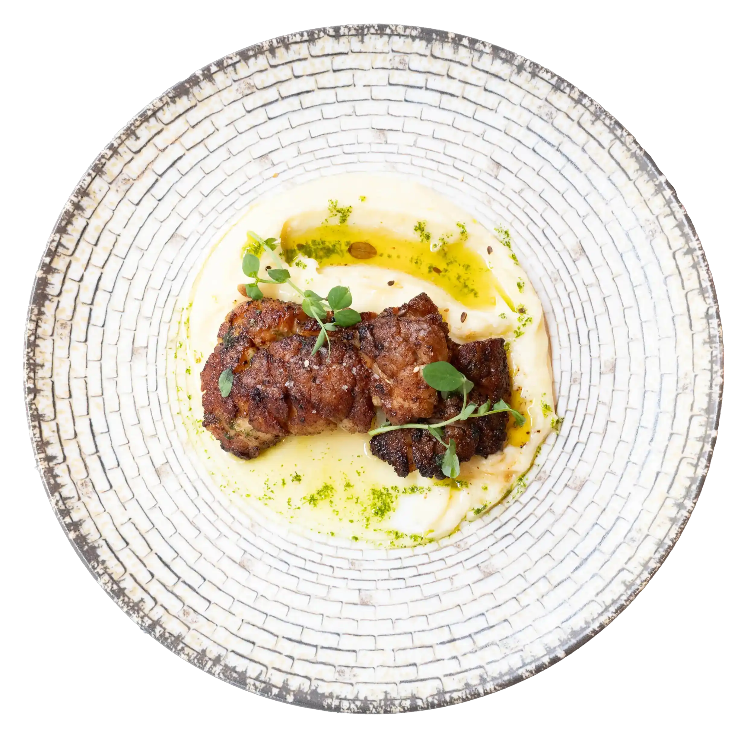 Assiette de restaurant à Beaune 1