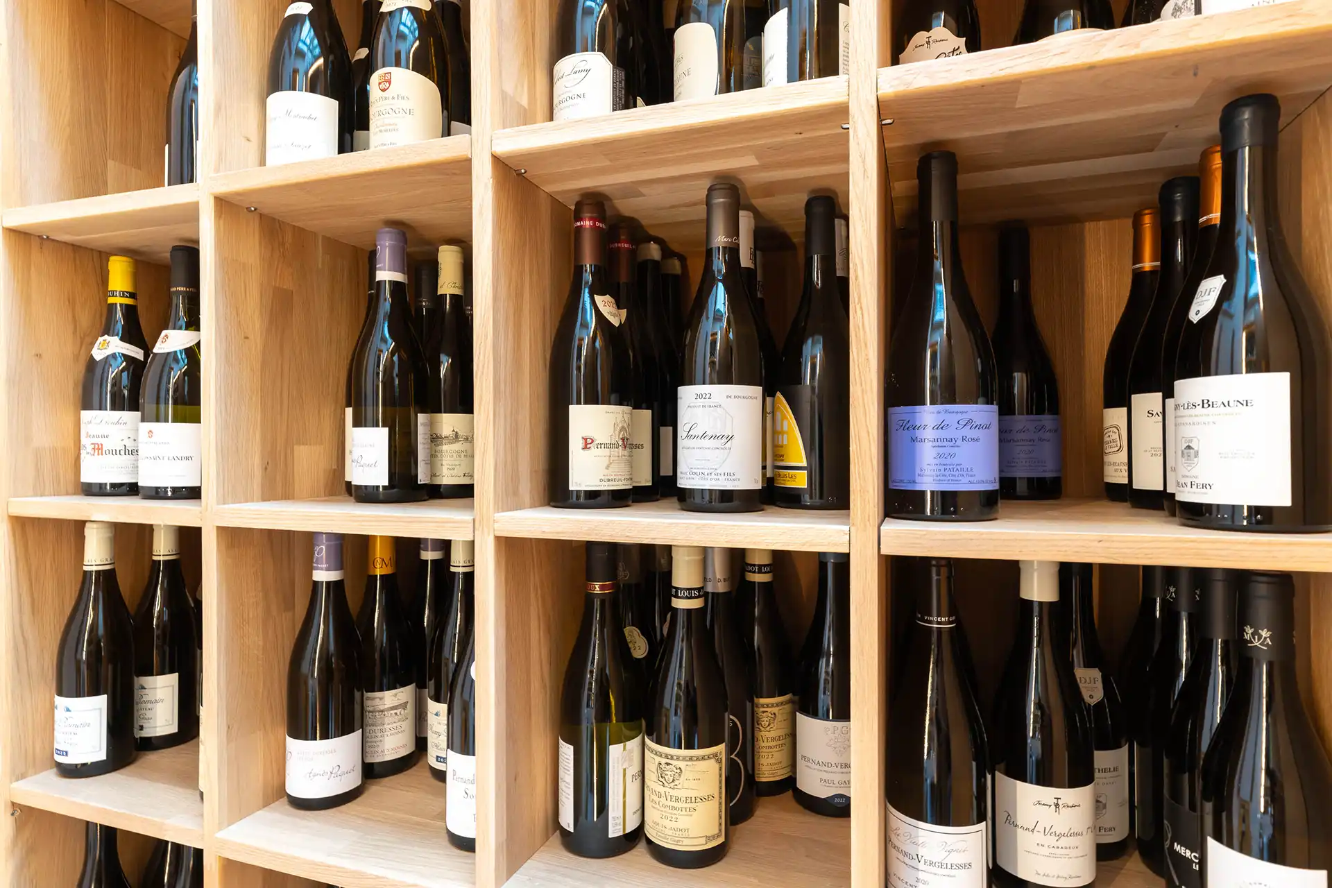 Carte de vins restaurant à Beaune